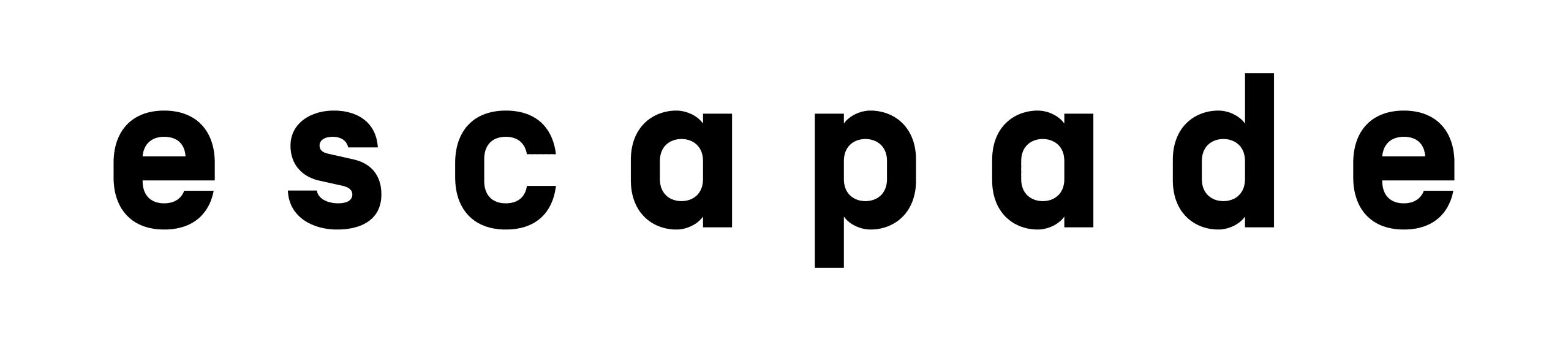 Logo van Escapade bij Houweling Interieur. Modulaire banken die iedere woonkamer in een toevluchtsoord veranderen.