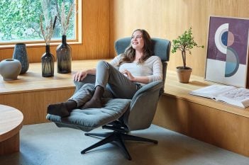 Relaxfauteuil van Flexlux bij Houweling Interieur.