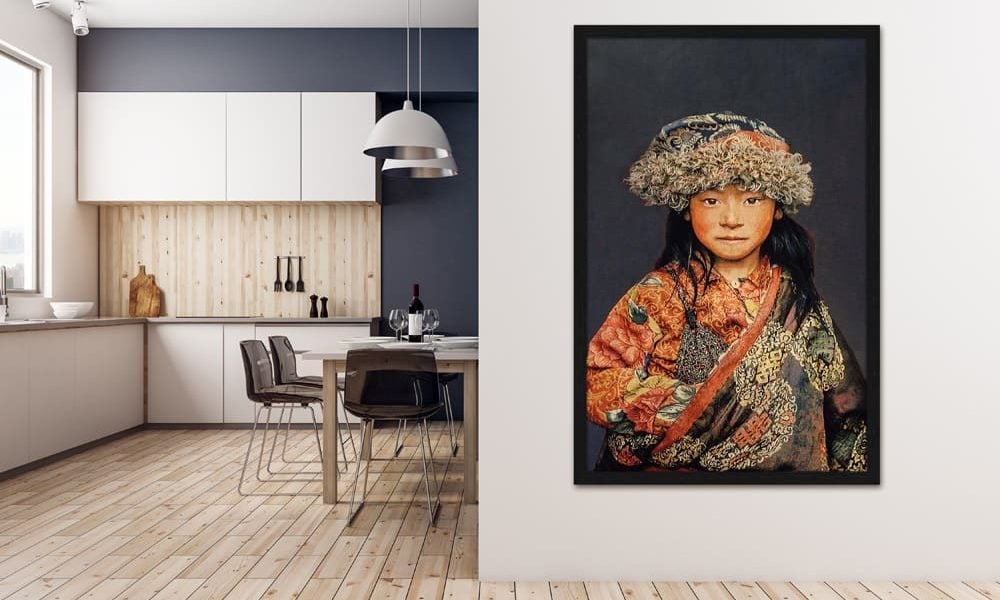 Wanddecoratie bij Houweling Interieur.