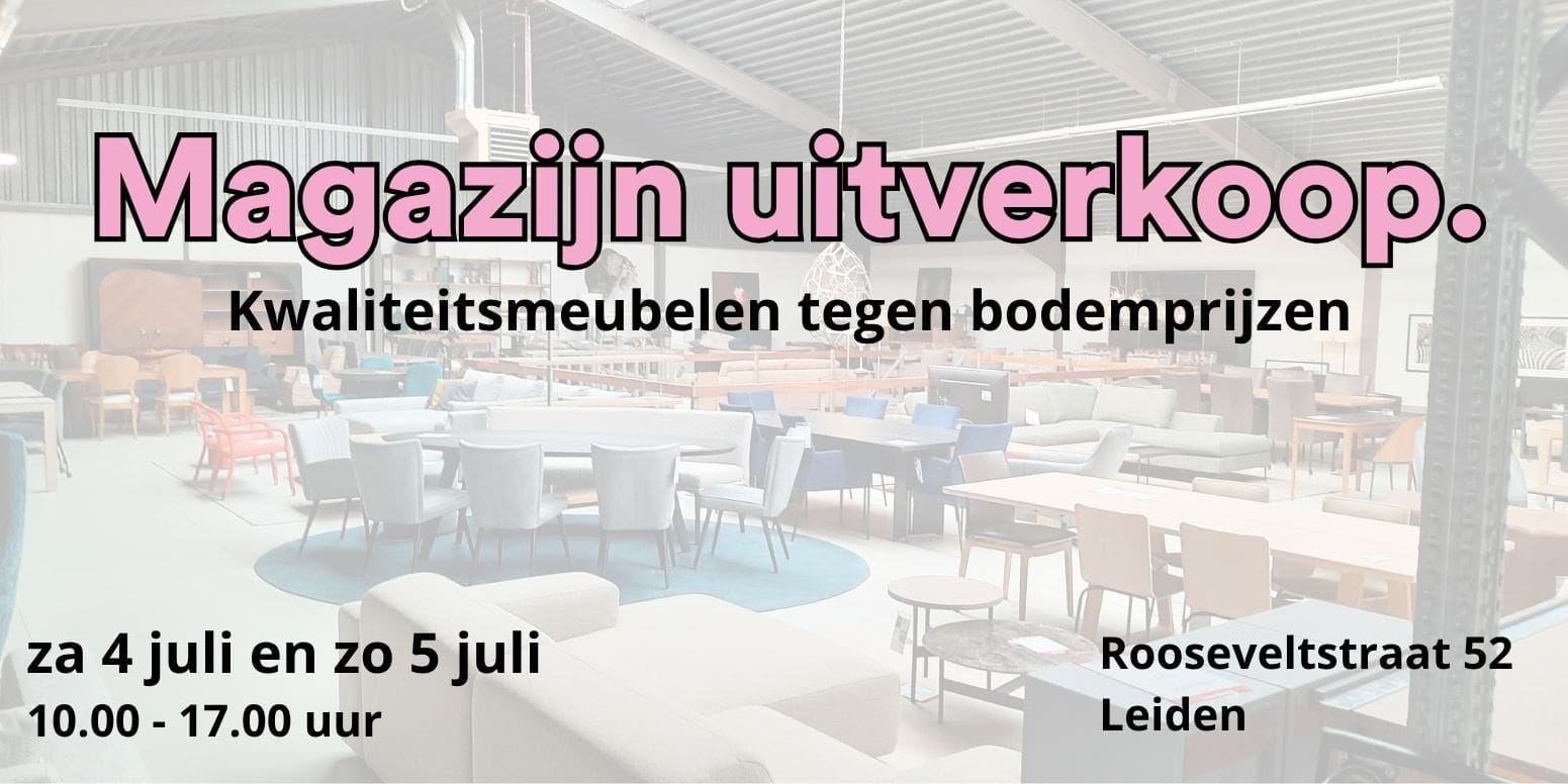 Jaarlijkse magazijnuitverkoop Houweling Interieur.
